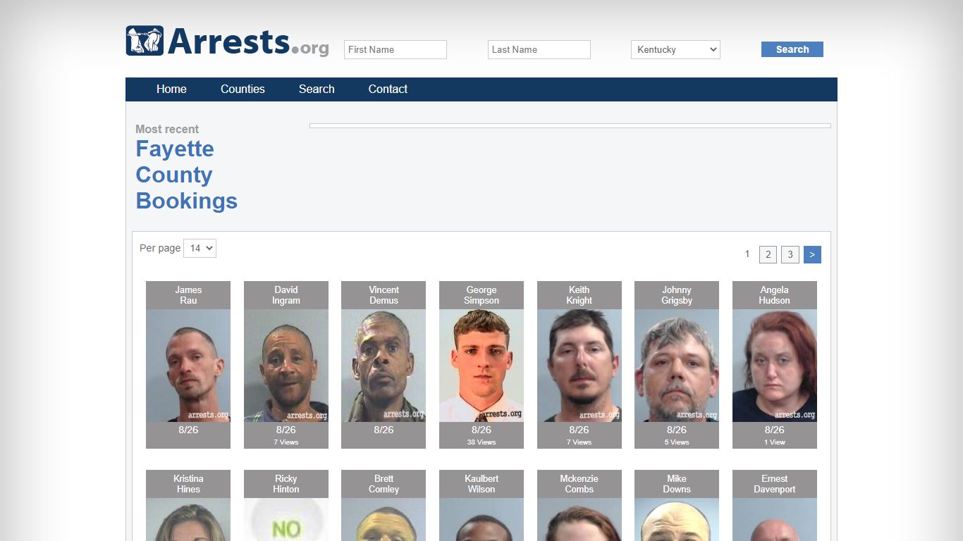 Fayette County Arrests and Inmate Search